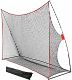 Golfnetz Übungsnetz Outdoor Set Golfübungsnetz 300 x 213 cm (10 x 7 ft), Golf Driving Training...