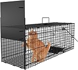 Amagabeli Garden Home Rattenfalle Lebend Lebendfalle 78x26x29cm Tierfalle Als Groß Marderfalle...