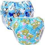 Teamoy Schwimmwindel Baby, Schwimmhose Wiederverwendbar, Badehose Jungen, Verstellbar Badeanzug für...