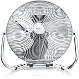 Brandson - Windmaschine Retro Stil 200 Watt - Preisträger 2024 - Ventilator Standventilator 57 cm -...