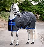 Horseware Amigo Ripstop 900D Lite 0g Turnout Decke Black/Classic Blue Deckengröße:140 cm / 6´3