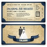 Kartenmachen.de Personalisierte Einladungskarten zur Hochzeit (ab 10 Stück Sets selbst gestalten)...