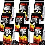 Deuba® 27 kg Grillbriketts 9 x 3 kg Holzkohle Grillkohle Holzkohlebriketts Holzkohlegrill Grill...