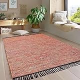 Taracarpet Handwebteppich Borkum Teppich fürs Wohnzimmer, Schlafzimmer und als Küchenteppich...