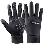 Onmargeen Kinder-Winterhandschuhe, wasserdicht, Thermo-Touchscreen-Sportfeld-Handschuhe für...