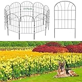 Metall Gartenzaun, Dekorativer Zaun 60cm hoch x 33cm breit (10 Paneele, Gesamtlänge 3,3m) Kein...