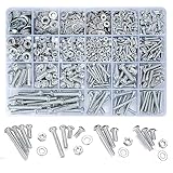 ItMvmt 1080 Pcs Schrauben Schrauben und Muttern Assortiment Kit, metrische Maschinenschrauben und...