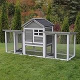 Miweba MyAnimal Hasenstall MH-31 | 181x60x95 cm - Kaninchenstall mit Freilaufgehege -...