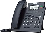 Yealink SIP-T31P IP-Telefon, 2 VoIP-Konten, 5,8 cm (2,3 Zoll) grafisches Display, Dual-Port 10/100...