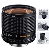 TTArtisan 250mm F5.6 M42 Objektiv MF Vollformat Refraktionsobjektiv Kompatibel mit M42-Mount-Kameras...