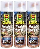 Compo Wespen Power-Spray, Inkl. Power-Düse, Sofort- und Langzeitwirkung, 3 x 500 ml