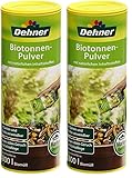 Dehner Biotonnen-Pulver, Maden,Fliegen, 600 g, für ca. 800 l (Packung mit 2)