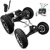 WEIMILOR 2/4-Rad-Antrieb Elektro-Skateboard-Kit mit Fernbedienung: 2 x 1650 W N63 190 KV Motoren,...