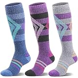 Welwoos Merino Wollsocken Skisocken Warme Thermosocken Dicke Thermo Wintersocken für Damen Herren...