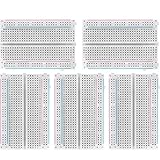 AZDelivery 5 x Mini Breadboard 400 Pin mit 4 Stromschienen kompatibel mit Arduino und Jumper Wire...