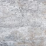 STILISTA Vinyl Laminat in Steinoptik grau, 36 Fliesen a 457,2mm x 457,2mm = 7,53 m², rutschfest,...