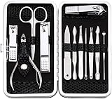 Keiby Citom Maniküre Set Professionelles Nagelknipser Kit Pediküre Kit -12 stücke Pflegeset aus...