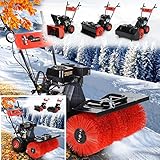 BRAST® Benzin Kehrmaschine | Schneefräse Schneeschieber | 4,8kW(6,5PS) | viele Modelle | 80-100cm...