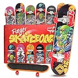 Magicat Finger Skateboard Space Edition, 6 stylische Fingerskateboards, Spielzeug Finger Skateboard...