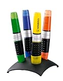 Textmarker - STABILO LUMINATOR - 4er Tischset - gelb, grün, royalblau, orange