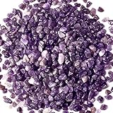 1 lb Amethyst Aquarium Kies Natürliche Steine Heilkristallspäne lose zerbrochene Steine...