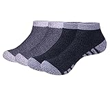 LAZAWG 4 Paar flauschige Herren-Socken, warm, gemütlich, Winter, dicke Wärme, Thermosocken für...