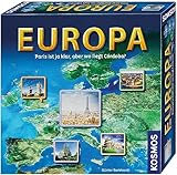 KOSMOS 692636 Europa, Geografie Spiel, Familienspiel für 2-6 Spieler, ab 10 Jahre, Weltreise Spiel,...