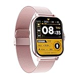 Y13 Smartwatch, Herzfrequenz-Bluetooth-Smart-Armband (rosa Stahlarmband)