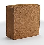 Kokoserde 5kg Block - Premium Kokosfaser gepresst & gewaschen - Quellerde torffrei für Pflanzen,...