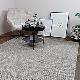 Consilio Concept 200 x 290 Teppich Wohnzimmer Taupe Wolle modern Designer Wohnzimmerteppich Natur...