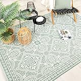 FRAAI | Home & Living In- & Outdoor Teppich - Summer Oriental Grün 140x200cm - Wetterfest -...