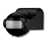 REV Bewegungsmelder aussen - IP44, Leuchtdauer & Helligkeitsempfindlichkeit einstellbar, LED...