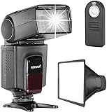 Neewer TT560 Speedlite Blitz Kit für Canon Nikon Sony Pentax DSLR Kamera mit Standard-Blitzschuh,...