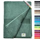 leevitex® Saunahandtuch XXL, flauschig und saugstark, 1 Saunatuch, 80 x 200 cm, Qualität 500...