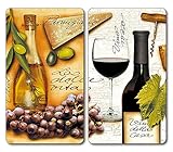 Kesper | Multi-Glasschneideplatte, Material: Glas, Maße: 52 x 30 x 0,8 cm, Motiv: Italien, Farbe:...