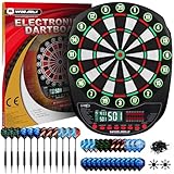 WIN.MAX Elektronische Dartscheibe Profi Set 34 Games mit 354 Varianten 3 Sprachen: Deutsch,...