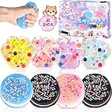 MZJAUVF 4Stück Biscuit Stress Relief Toy, 4Stück Katzenpfoten Squishy, Mochi Queeze Toy Set,...