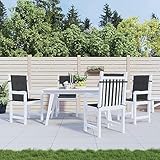 ShGaxin 4er Set Gartenstuhlauflagen aus Oxford-Stoff, Kissen für Gartenstühle, Küchenstühle,...