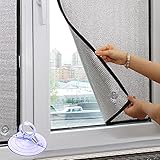 Sichtschutz Wärmeisolierung Reflektierende Fensterfolie,UV-Schutz Sonnenschutzfolie Fenster Innen...
