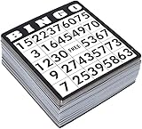 Kyto Bingo Karten Set 500 Stück | 500 Verschiedene Karten großes 500er Set Bingo Karten aus Papier...