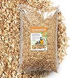 Terra Discount Bucheneinstreu 15 Kg Körnung 10-25 mm - Vogelsand Alternative - Buchenholzgranulat...