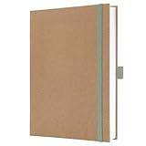 Sigel JN841 Notizbuch A5 blanko, stärkeres 100 g Papier, Geschenkbuch Jolie, Hardcover aus...