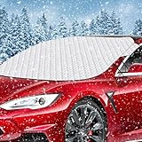 NHYDZSZ Frontscheibenabdeckung,142 * 96cm,Winter Windschutzscheibe Abdeckung Faltbare,Faltbare Auto...