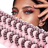 Canvalite 3D Künstliche Wimpern Russische Falsche Wimpern Lashes D Curl Strip Wimpern mit...