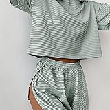 Pyjama-Set, kurzärmeliges Oberteil und Shorts, weiches und verführerisches kurzes Pyjama-Set