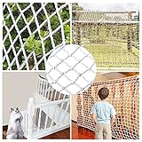 FIYSON Sicherheitsnetz für Kinder,Balkon Katzennetz 5cm mesh,Treppen Schutznetz Sicherheitsnetz...