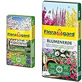 Floragard Florahum Pflanzerde 70 L • Universalerde • für Blumenbeete, Stauden, Sträucher,...