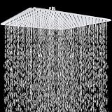 Acefy Duschkopf Regendusche 16 Zoll Edelstahl Duschkopf Wassersparend Einbauduschköpfe Quadratische...