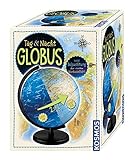Kosmos 673017 Tag & Nacht Globus 26cm mit Beleuchtung, Globus für Kinder ab 7 Jahren, Weltkugel zum...