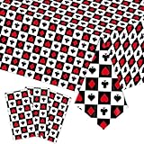 Ovanda Poker Tischdecke, 274 x 137 cm Casino Tischdecken, Rechteckige Casino Thema...